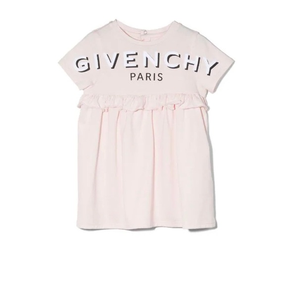Givenchy Kidslogo-print short-sleeve dress